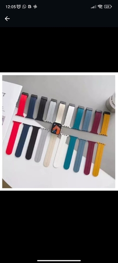 Pulseira Silicone Magnética | Tamanho 42/44/45/49MM.