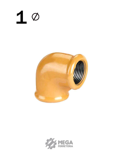 CODO HEMBRA-HEMBRA DE 1 A 90° EPOXI