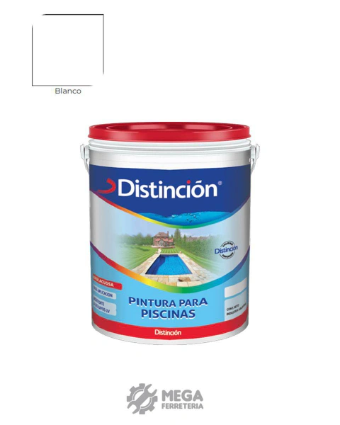PINTURA PARA PILETA BASE ACUOSA BLANCA 4 LITROS