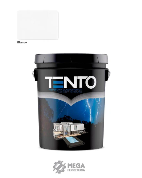 MEMBRANA ELASTOMERICA TECHOS Y TERRAZAS BLANCO 10 LITROS