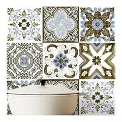 Azulejos Autoadhesivos Laminas 1.20x0.60 32 Unidades 15x15cm portugueses - comprar online