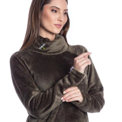 10835 Blusão com gola de Fleece - comprar online