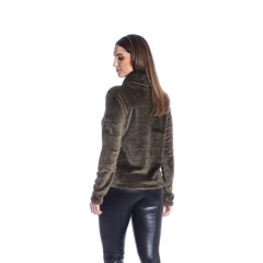 10835 Blusão com gola de Fleece na internet