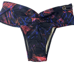 1909 Tanga estampada cós largo
