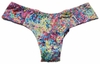 1620 Tanga fio estampada mais larga na lateral