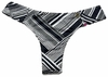 1851 Tanga fio dental confort,estampada e com lateral dupla estreita