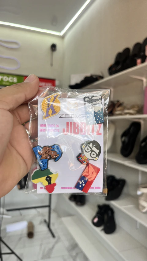 A pronta entrega Jibbitz Kit com 6