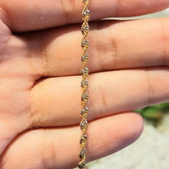 Chocker Trançado fino Folheado a ouro 18K - comprar online