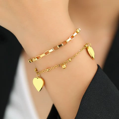 Pulseira Coração Aço Inoxidável - comprar online
