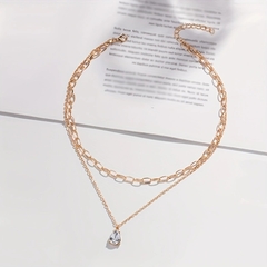 Choker Duplo com Pingo de Luz