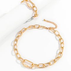 Conjunto Gargantilha Corrente com Pulseira - comprar online