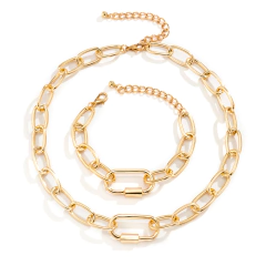 Conjunto Gargantilha Corrente com Pulseira na internet