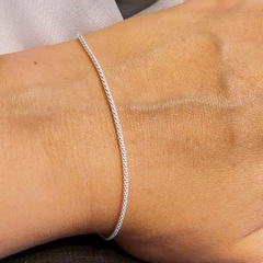 Pulseira Mini Escama Prata 925