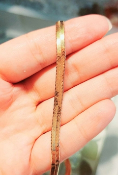 Chocker Fita Folheado a ouro 18K na internet
