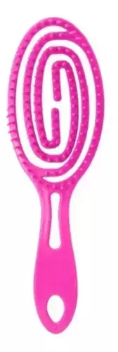Escova Flex Oval Rosa