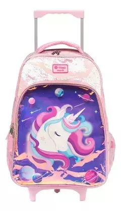 Mochila Filgo Unicornio Rosa 18´´