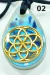 Orgonite Pingente Gota - Flor da Vida na internet