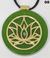 Orgonite Pingente OFC Redondo 30 Metallic - Flor de Lótus