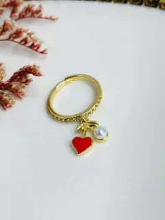 Anillo Corazoncito perla - comprar online