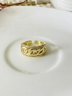 Anillo cubano con circones