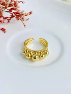 Anillo – Lazo doble con balines