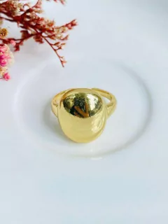 Anillo – Placa redondita