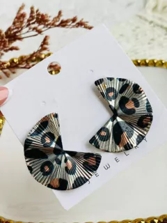 Arete Abanico Print - comprar online