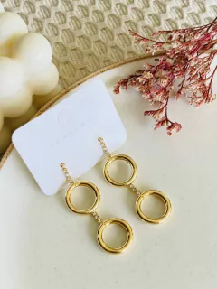 Aretes – Doble círculo y circones