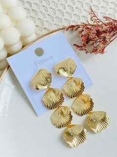 Aretes largos – Conchas