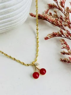 Cadena Charm Cereza Sencilla - comprar online