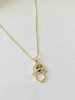 Cadena Mano Con Ojo