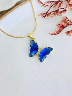 Cadena Mariposa azul