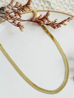 Cadena Serpiente Plana
