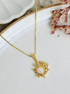 Cadena Sol Luna Circonada - comprar online