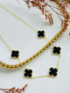 Cadena Van Cleef Negra - comprar online