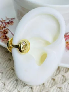 Earcuff Círculo doble