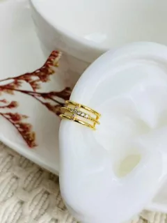 Earcuff Doble Con Cruz