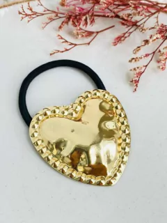 Pony cuff Corazón bordeado
