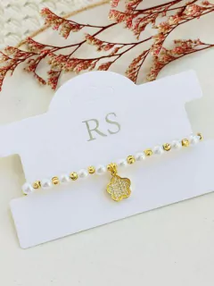 Pulsera Balin Perla Florecita - comprar online
