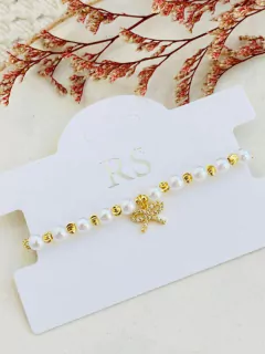 Pulsera Balin Perla Moñito - comprar online