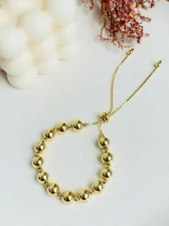 Pulsera – Balines dorados