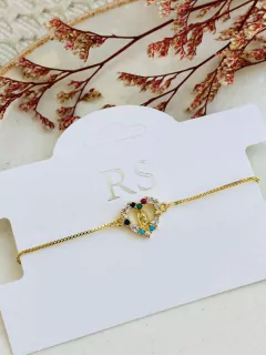 Pulsera Corazón Virgen Iris - comprar online