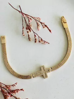 Pulsera Trenzada cruz