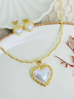 Set Corazòn perla