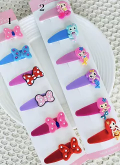 Set de pinzas silicona x 6