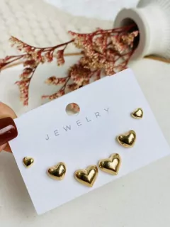 Set De Topos corazón chunky