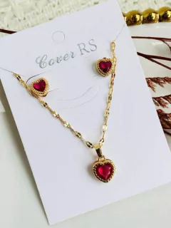Set rodio corazón rojo - comprar online