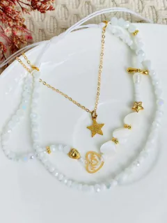 Tobillera – Blanca con estrella.