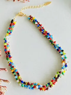 Tobillera Cuencas de colores
