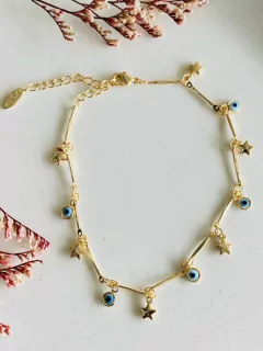 Tobillera Estrellita ojo turco